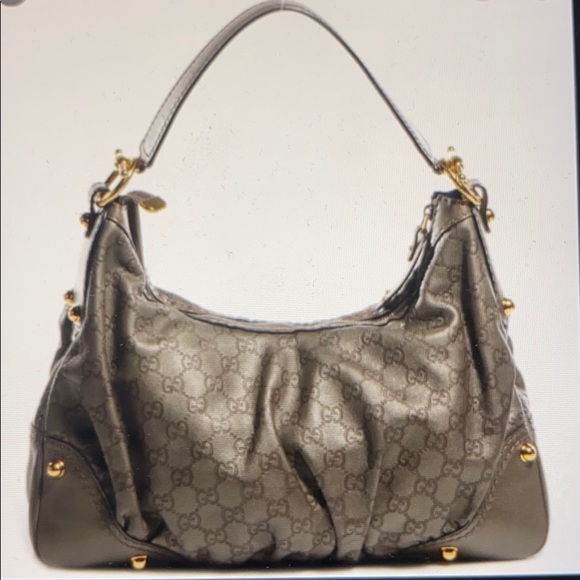 Gucci Handbags - 100% Authentic Gucci Guccissima Medium Jockey Hobo